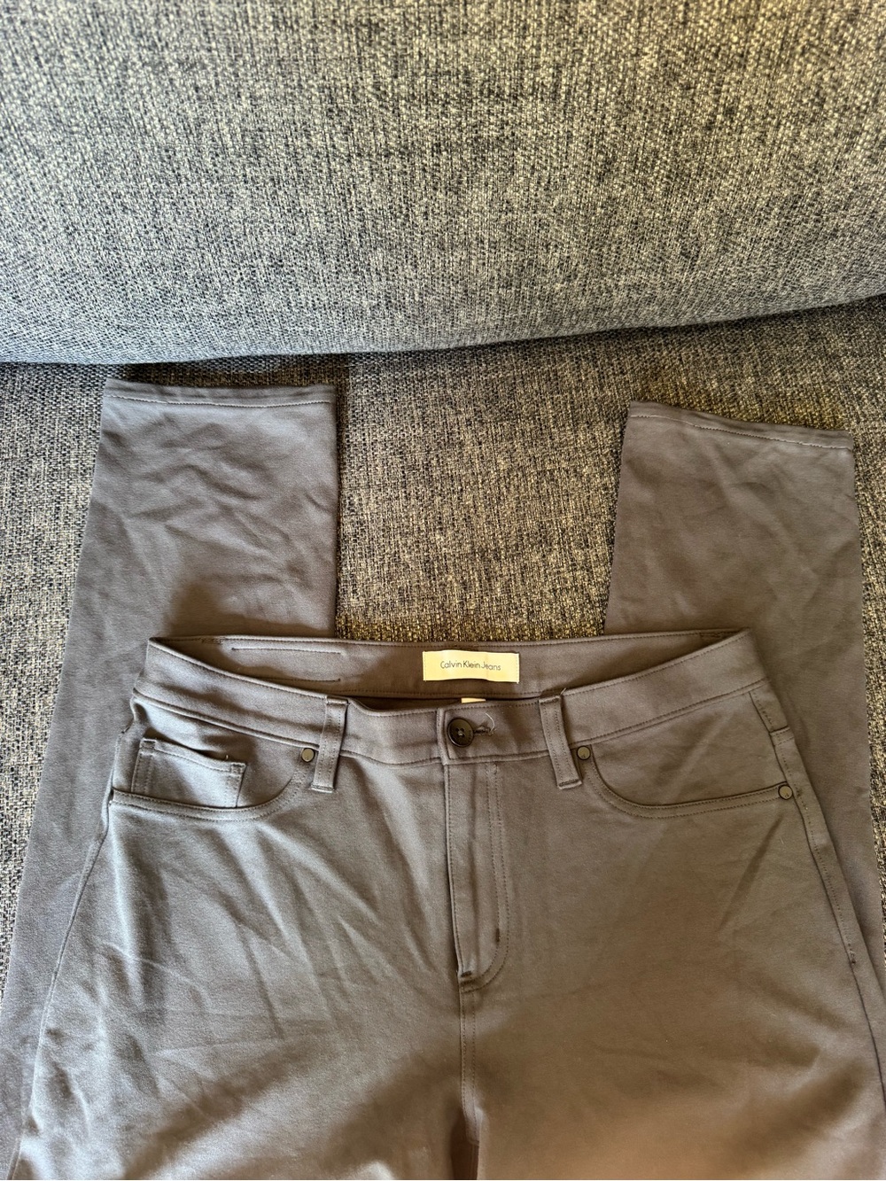 Calvin Klein Jeans Slim Straight Grey Pants